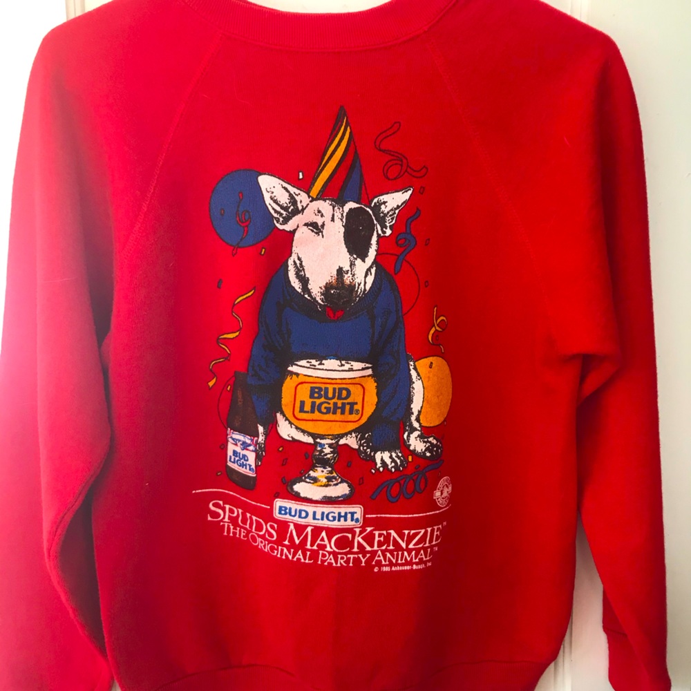Vintage Bud Light Spuds McKenzie Sweatshirt S